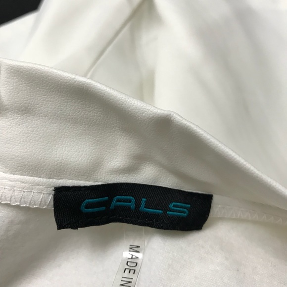 Cals Brand. Faux Leather Skater Skirt - Picture 6 of 6